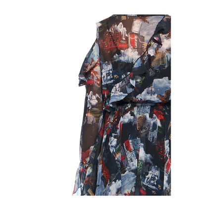World Paint Geo Romantic Dress
