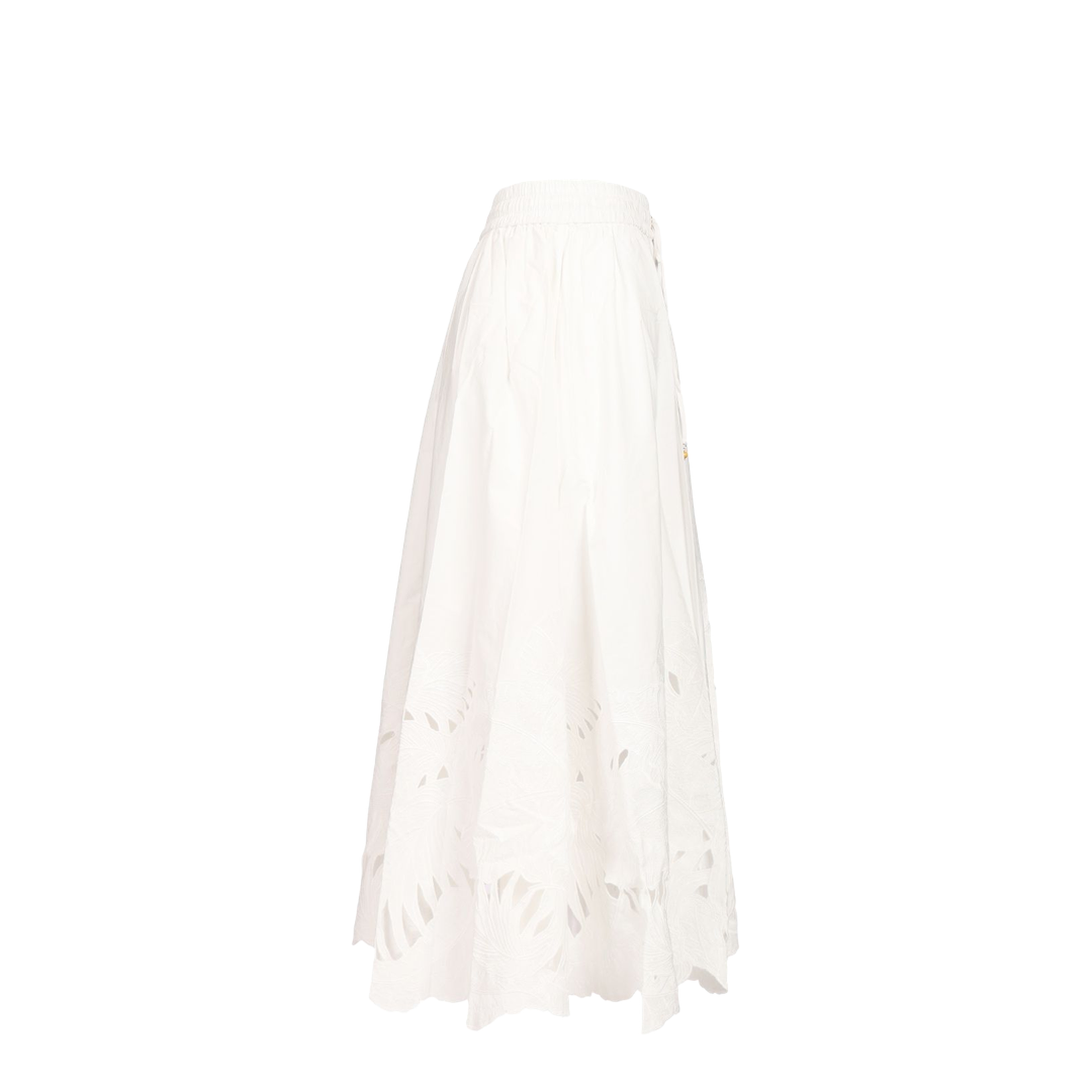 MAYFEYR - Zimmermann - Mahon Embroidered Midi Skirt - 9048SSS263IVO
