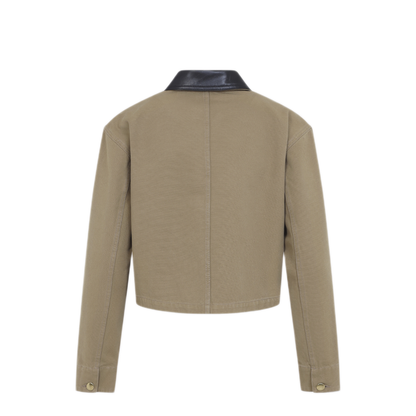 Heavy Cotton Cropped Jacket