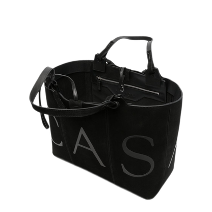 MAYFEYR - Casadei - Black Leather Tote Bag - 3W503C0000GALNA9000