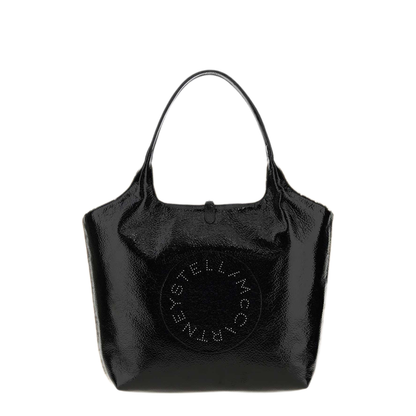 MAYFEYR - Stella Mccartney - Logo Reversible Tote Bag Cracked Patent - 7B0227WP08571000