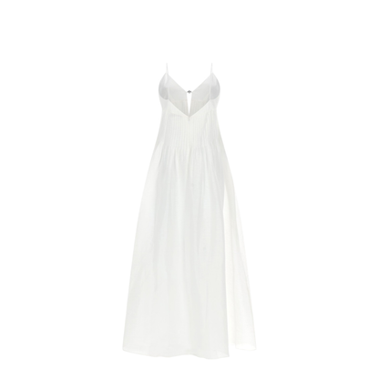 Appliqué Pleated Dress