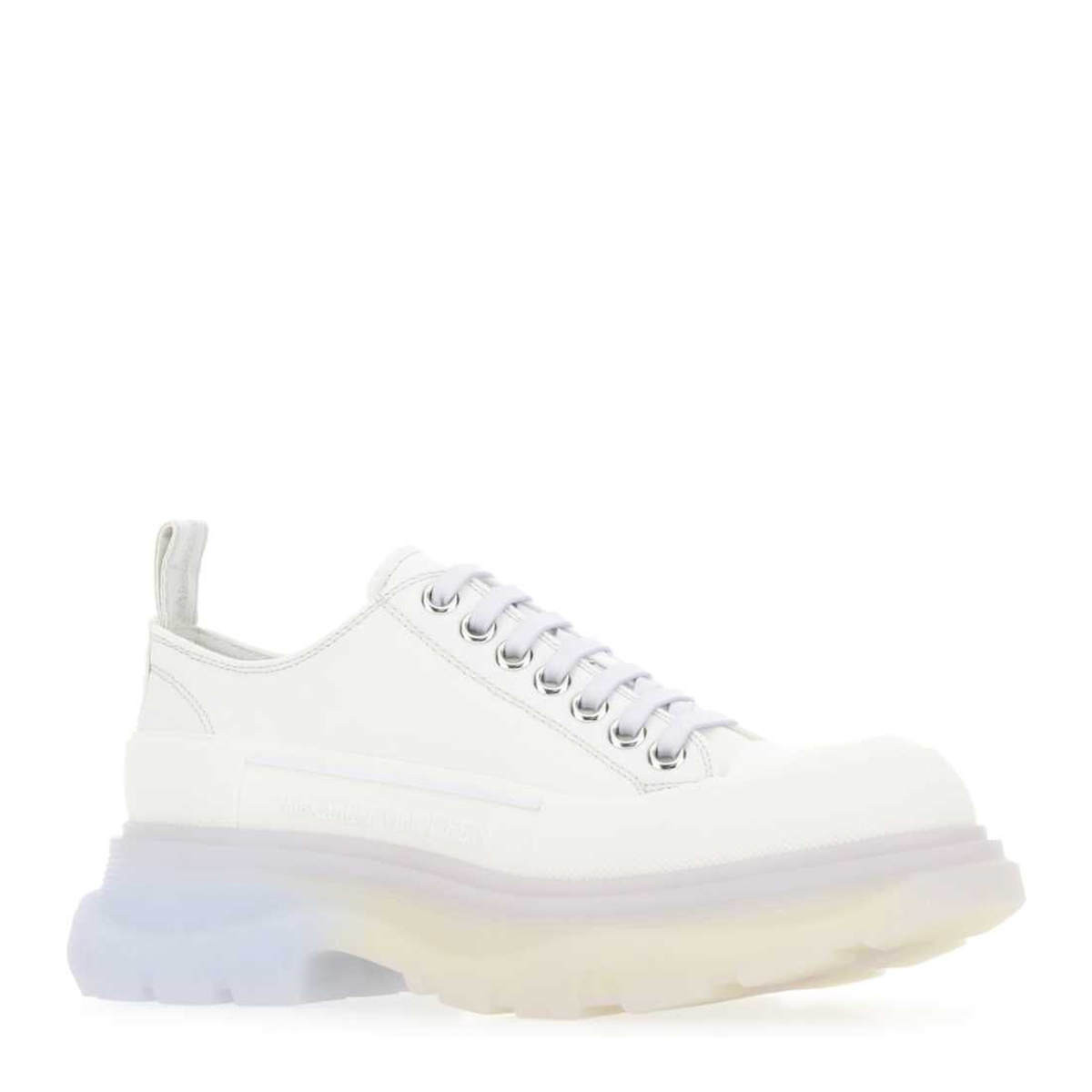 MAYFEYR - Alexander Mcqueen - Chalk Canvas Tread Slick Sneakers - 697072W4TGN8892