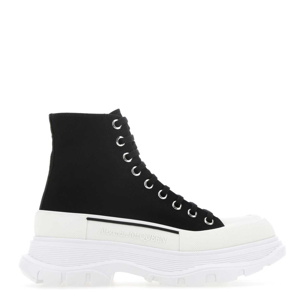 MAYFEYR - Alexander Mcqueen - Black Canvas Sack Sneakers - 705659W4MV21070