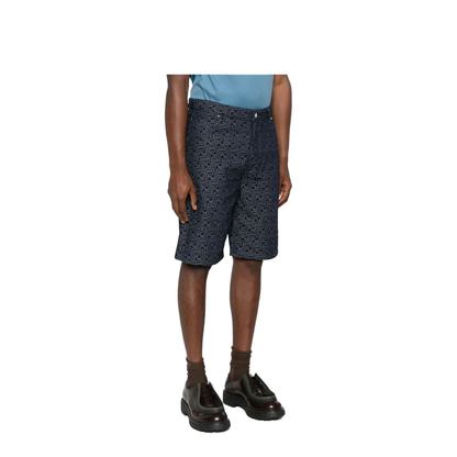 MAYFEYR - Fendi - Jacquard Denim Shorts - FLP369AUX4