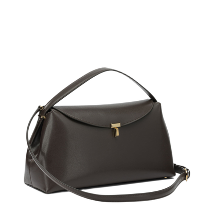 MAYFEYR - Toteme - T Lock Medium Handbag - 244WAL956LE0025213BARK