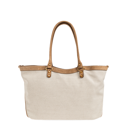 MAYFEYR - Balenciaga - Sand Canvas Le City Shopping Bag - 8664682ACO59226