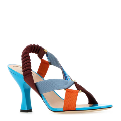 MAYFEYR - Fendi - Colibr Nast Jacq Stripes Sandals - 8X9032AY2AF1WQ8