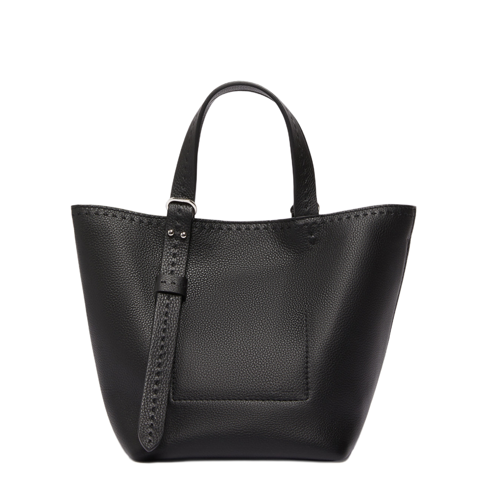 Extra-small leather Archetipo bag, black