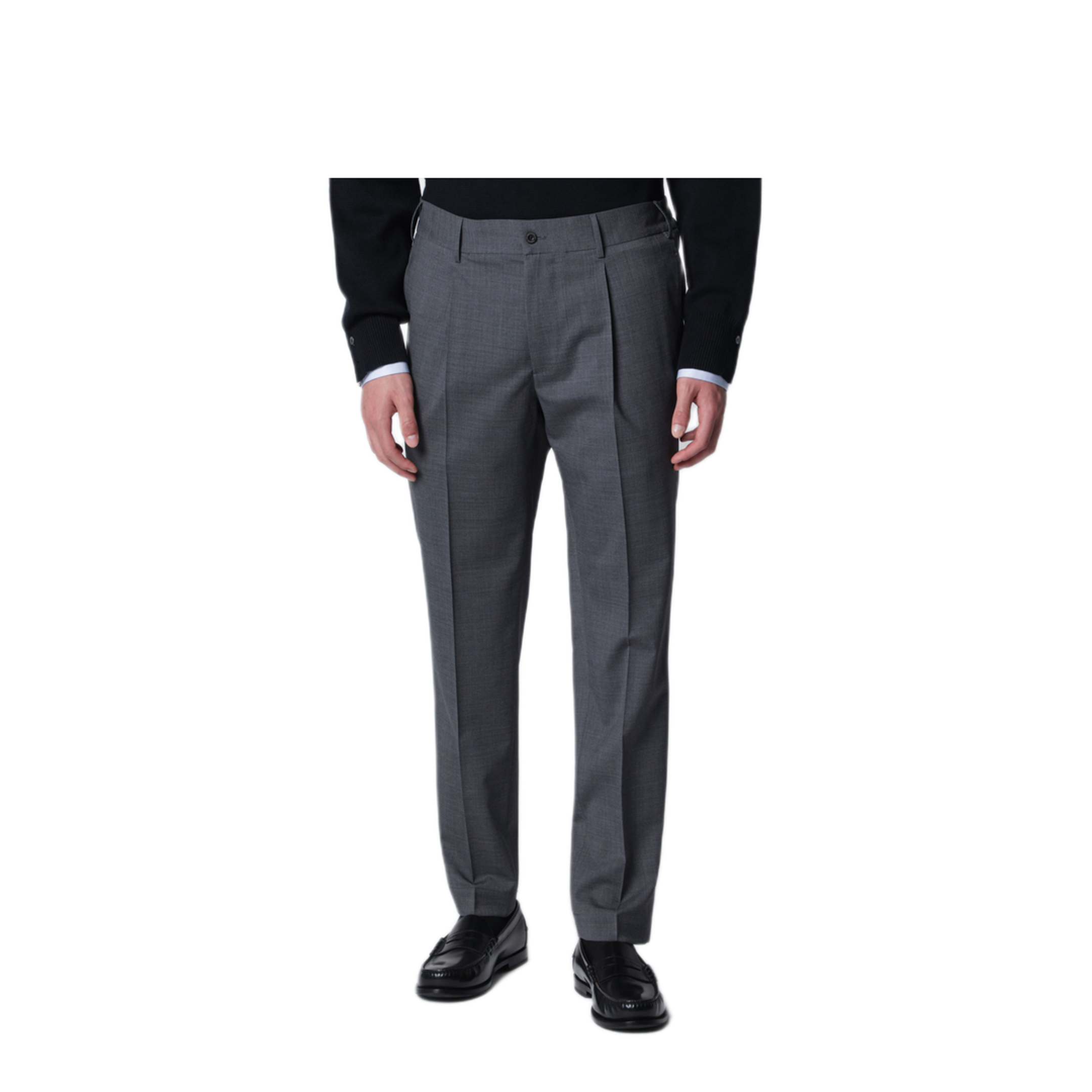 MAYFEYR - Santaniello - Dark Grey Trousers In Wool Blend - E2989WO95