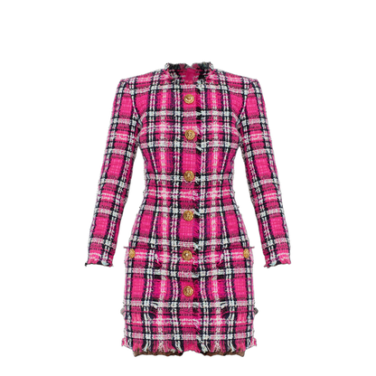 Women's Tweed Dress Pink