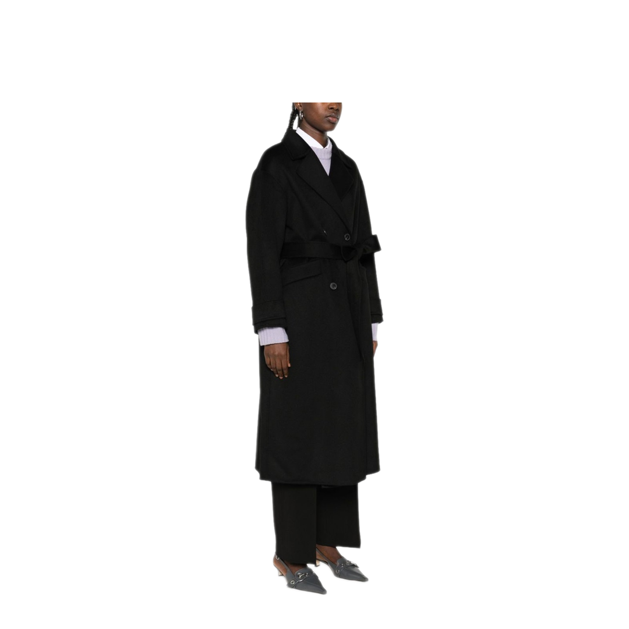 MAYFEYR - THE DYNAMIS STUDIO - Wool Trench Coat - DS87F24BLK110