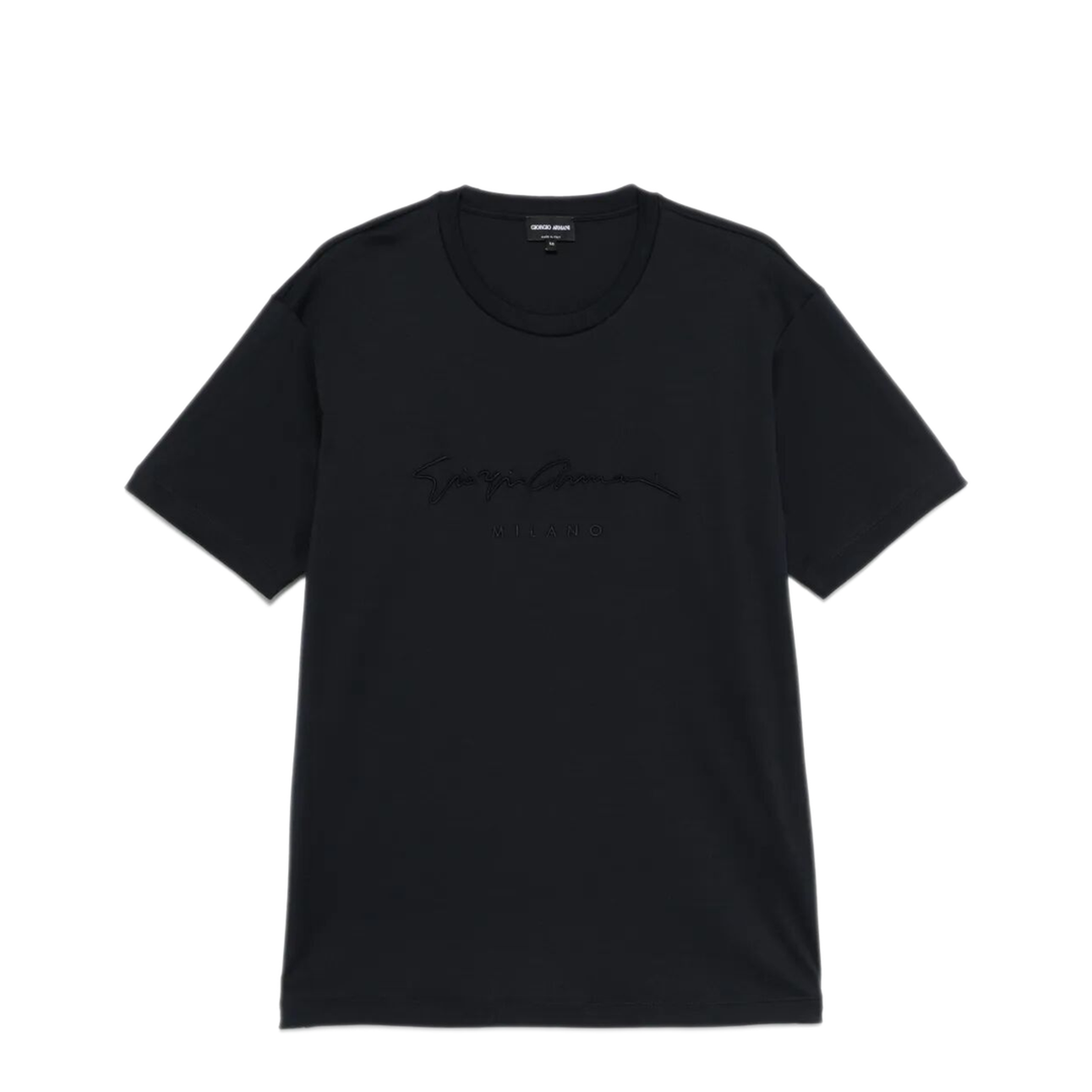 MAYFEYR - GIORGIO ARMANI - Pure Cotton Interlock Signature Logo T Shirt - 6GSM90SJRQZUB100
