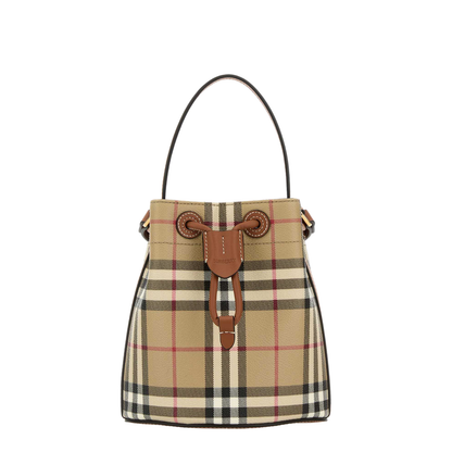 'Check' Mini Bucket Bag