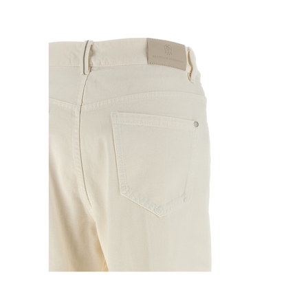Contemporary Loose Jeans White