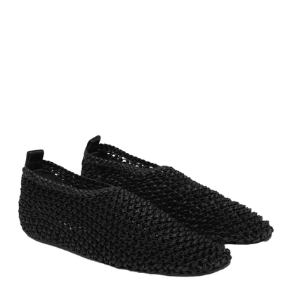MAYFEYR - Toteme - Leather Ballerina - 252WAS2358LE0134BLACK001