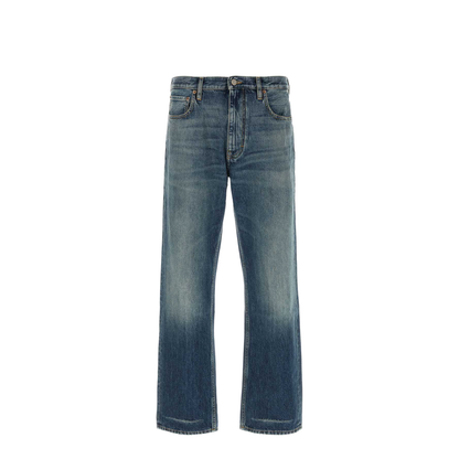 Stonewashed Denim Jeans