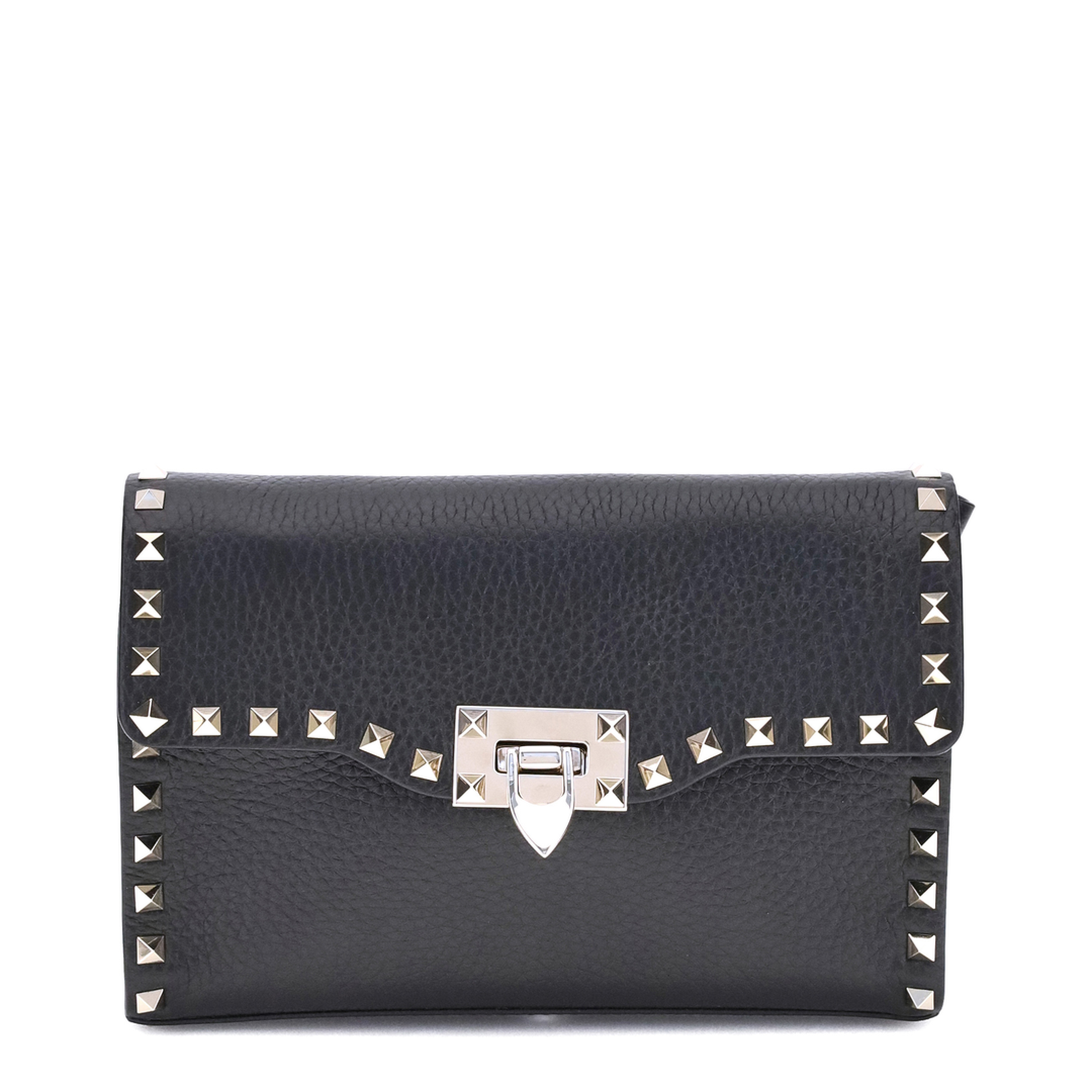 MAYFEYR - Valentino - Rockstud Mini Shoulder Bag In Garnet Calfskin - 9W2B0181VSF