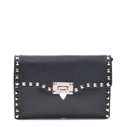MAYFEYR - Valentino - Rockstud Mini Shoulder Bag In Garnet Calfskin - 9W2B0181VSF
