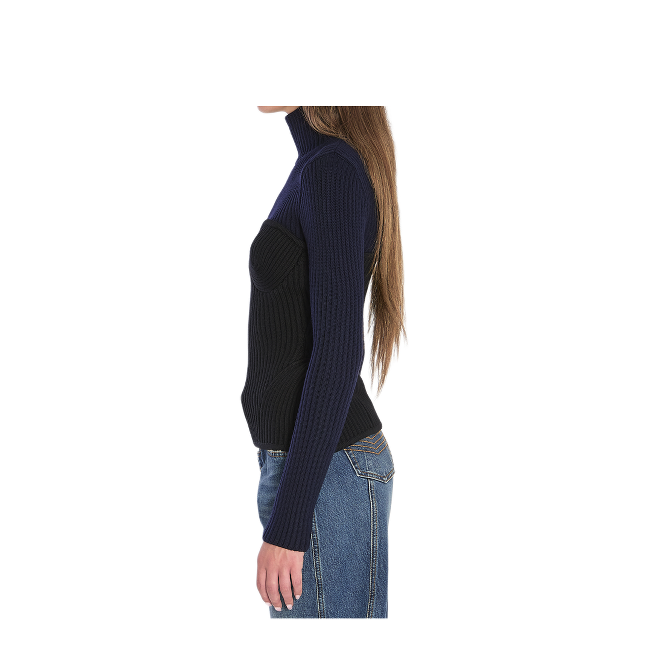 MAYFEYR - Jean Paul Gaultier - Ribbed Knit Pullover - WPO005K0015900