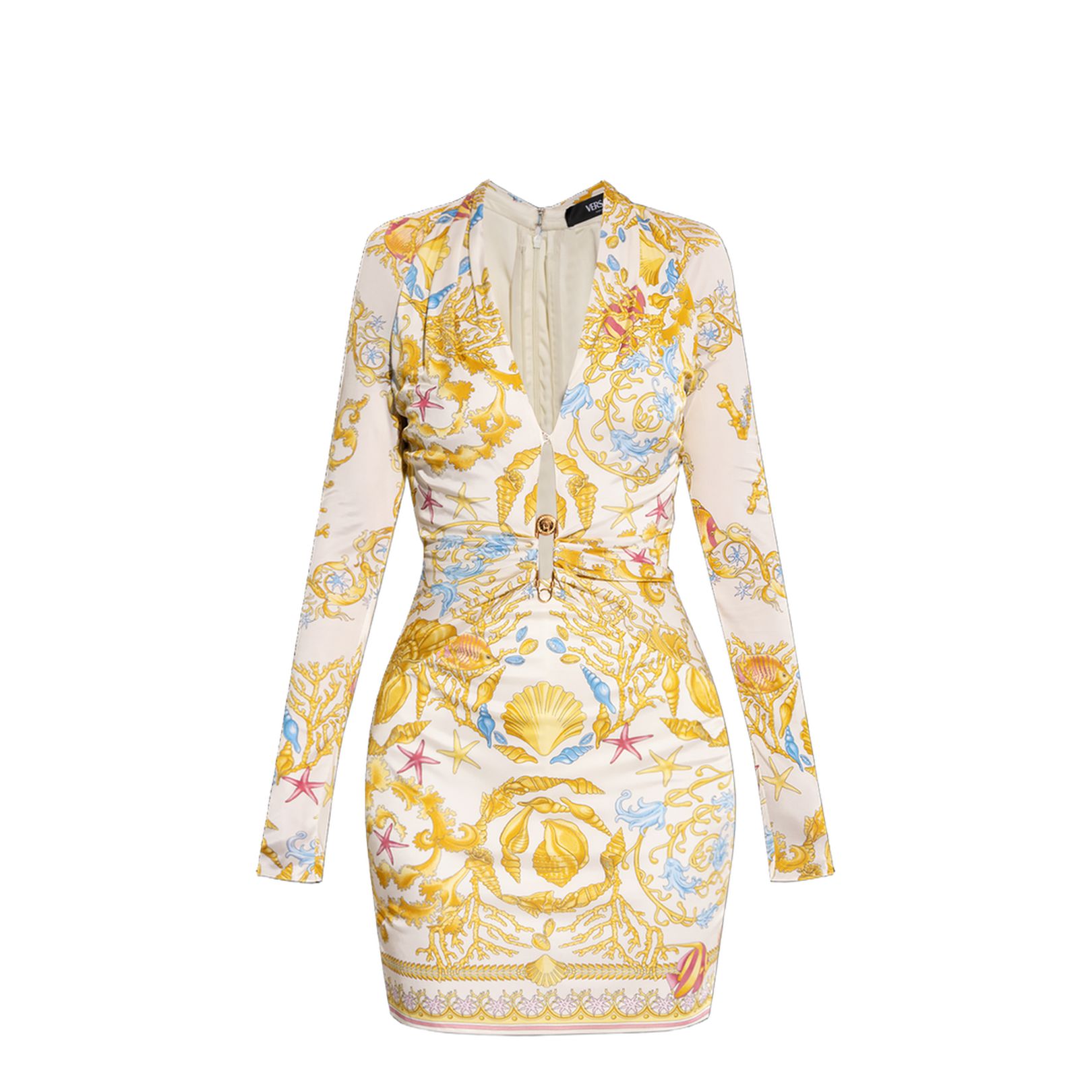 Dress with Underwater Barocco Print