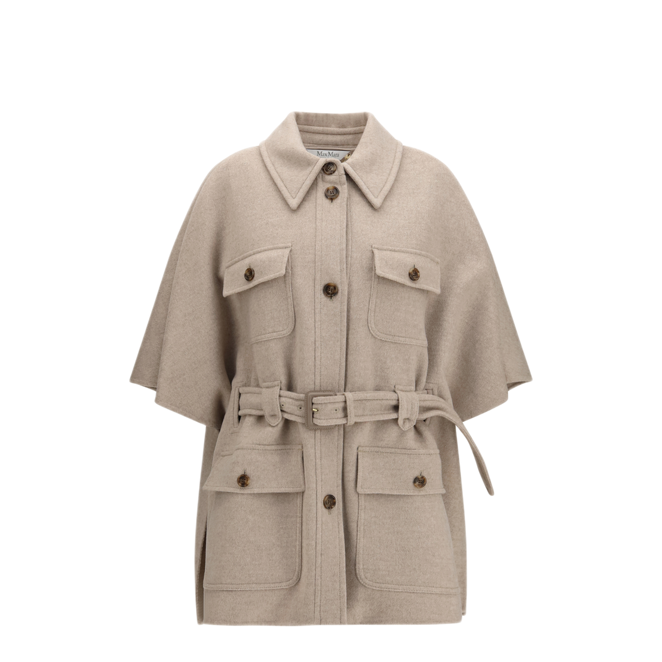 MAYFEYR - Max Mara - Nettare Cashmere Cape With Belt - 2624736081600030