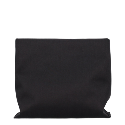 Trompette Strass Soft Clutch - Black