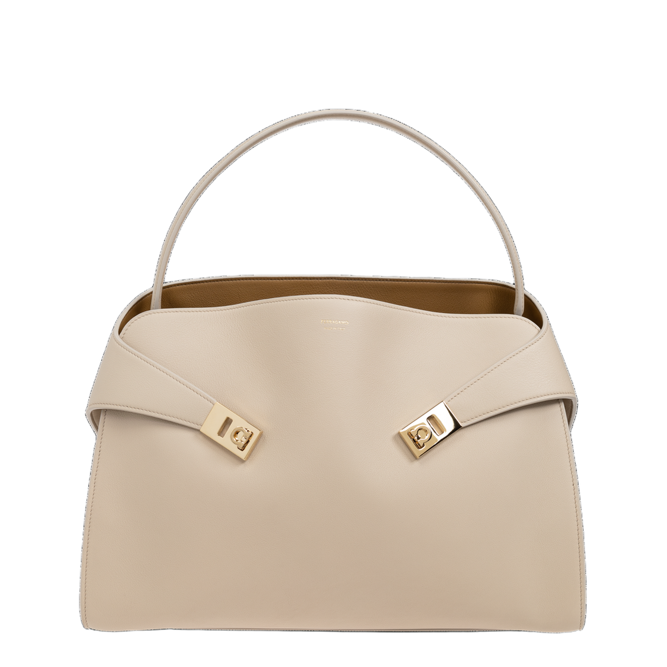 MAYFEYR - Ferragamo - Handbag Hug Medium - 219939HUGSHM780517STONE