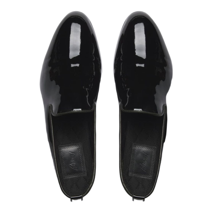 MAYFEYR - Brioni - Essential Black Patent Leather Evening Loafers - QTCR0LO97071000