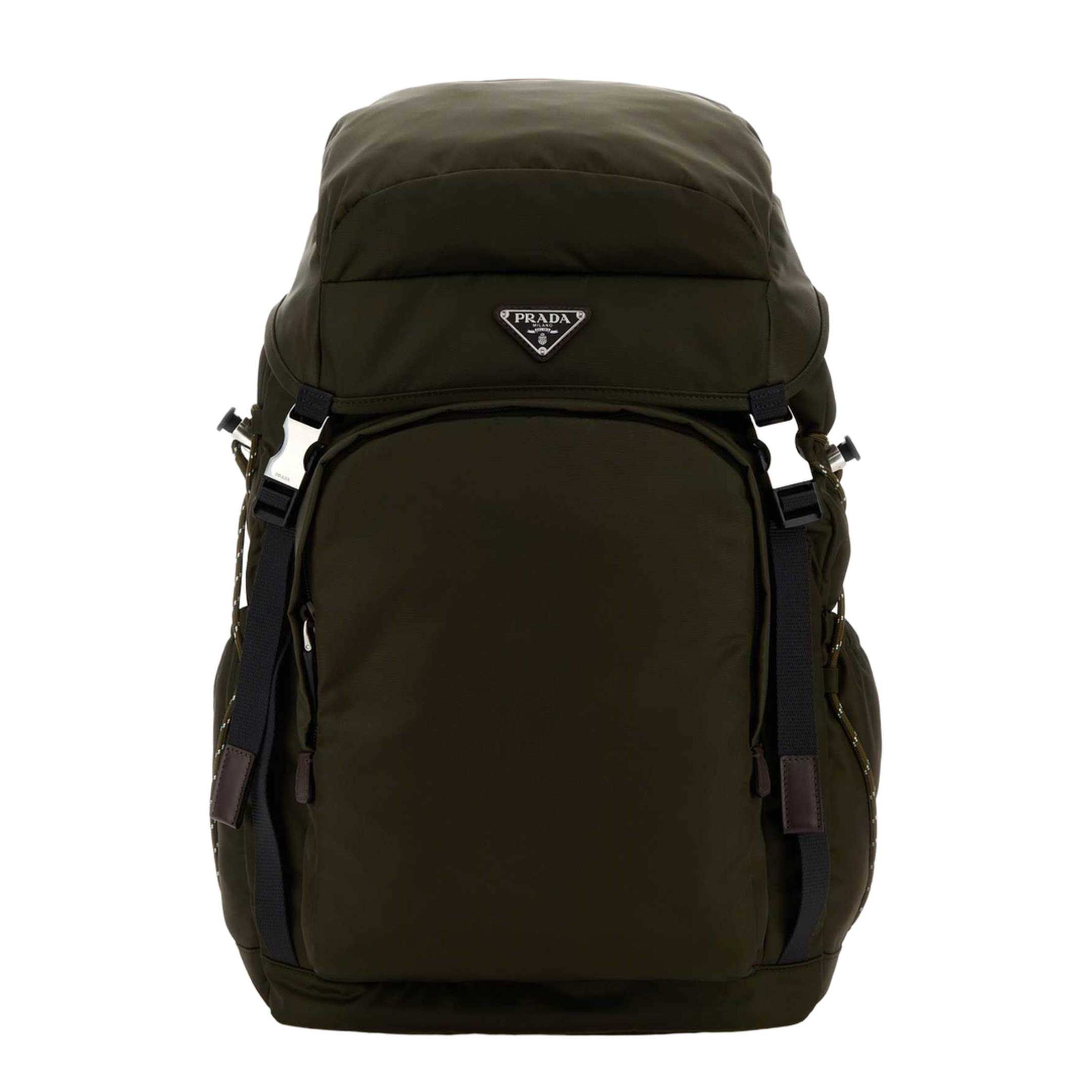 Prada Speedrock Re-Nylon and Leather Backpack - Moss Green – MAYFEYR
