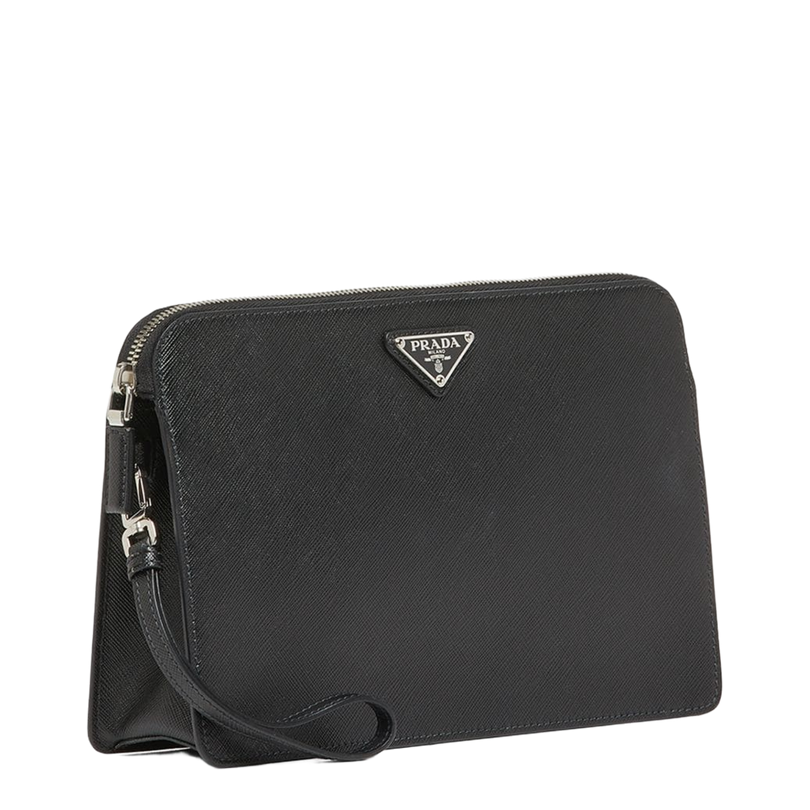Saffiano Leather Clutch