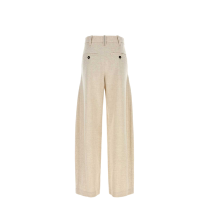 MAYFEYR - Brunello Cucinelli - Beige Wool Blend Pant - MB162P9307C027
