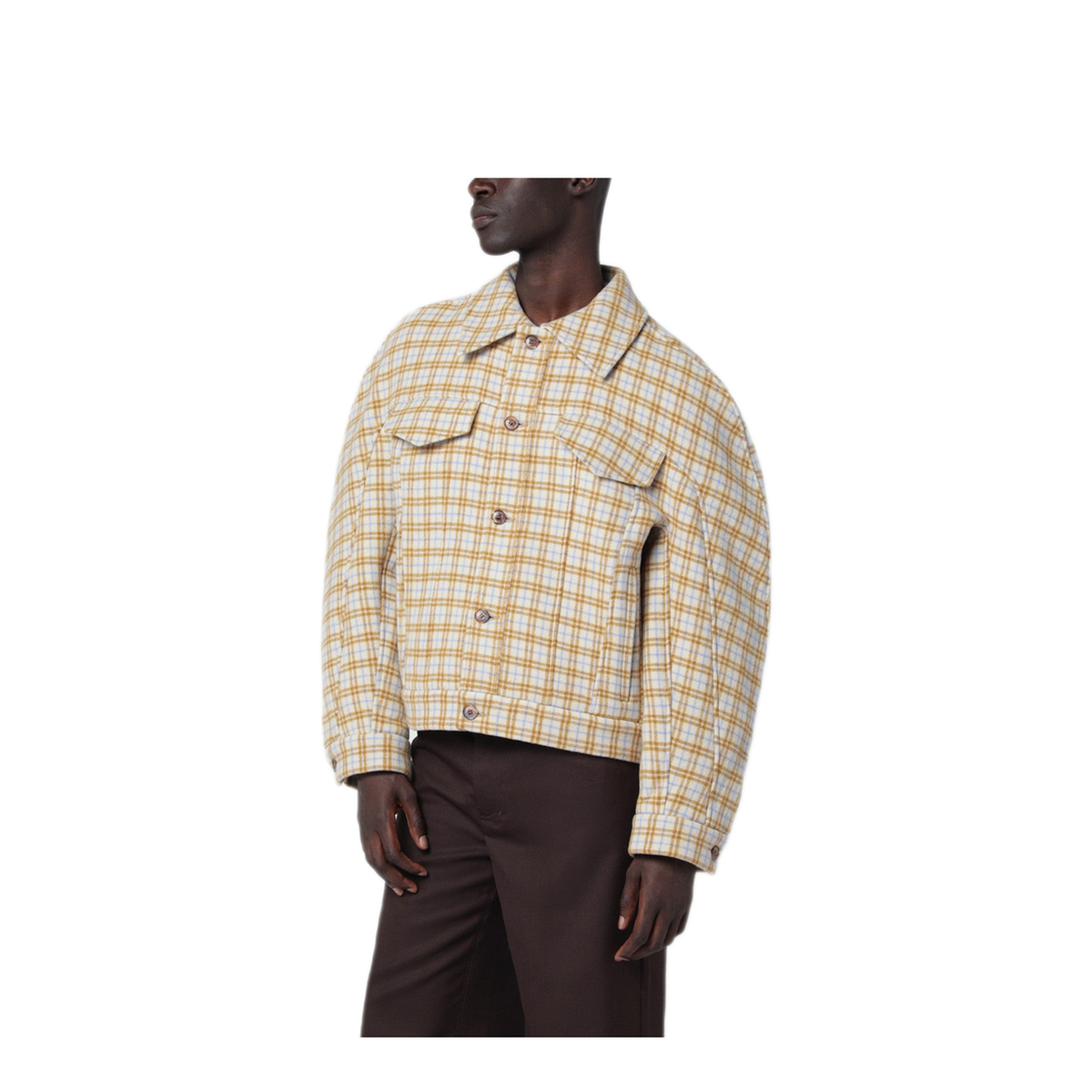 MAYFEYR - Sefr - Matthieu Jacket In Checked Wool Cloth - MFW25MATTHIEUWOFEL