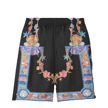 Coral Theatre Print Bermuda Shorts