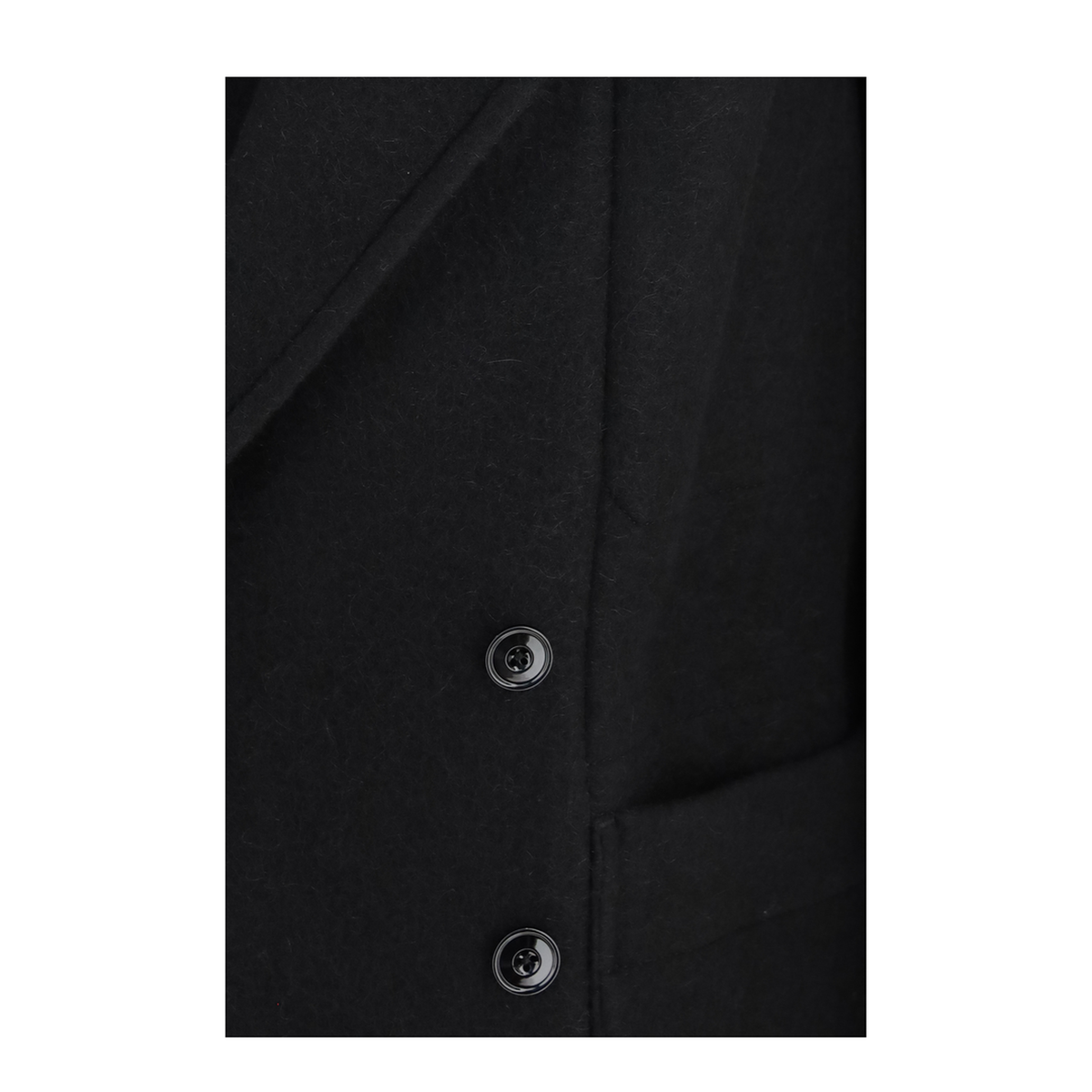 MAYFEYR - Lemaire - Black Wool Alpaca Blend Trench Coat - CO1166LF1700BK999
