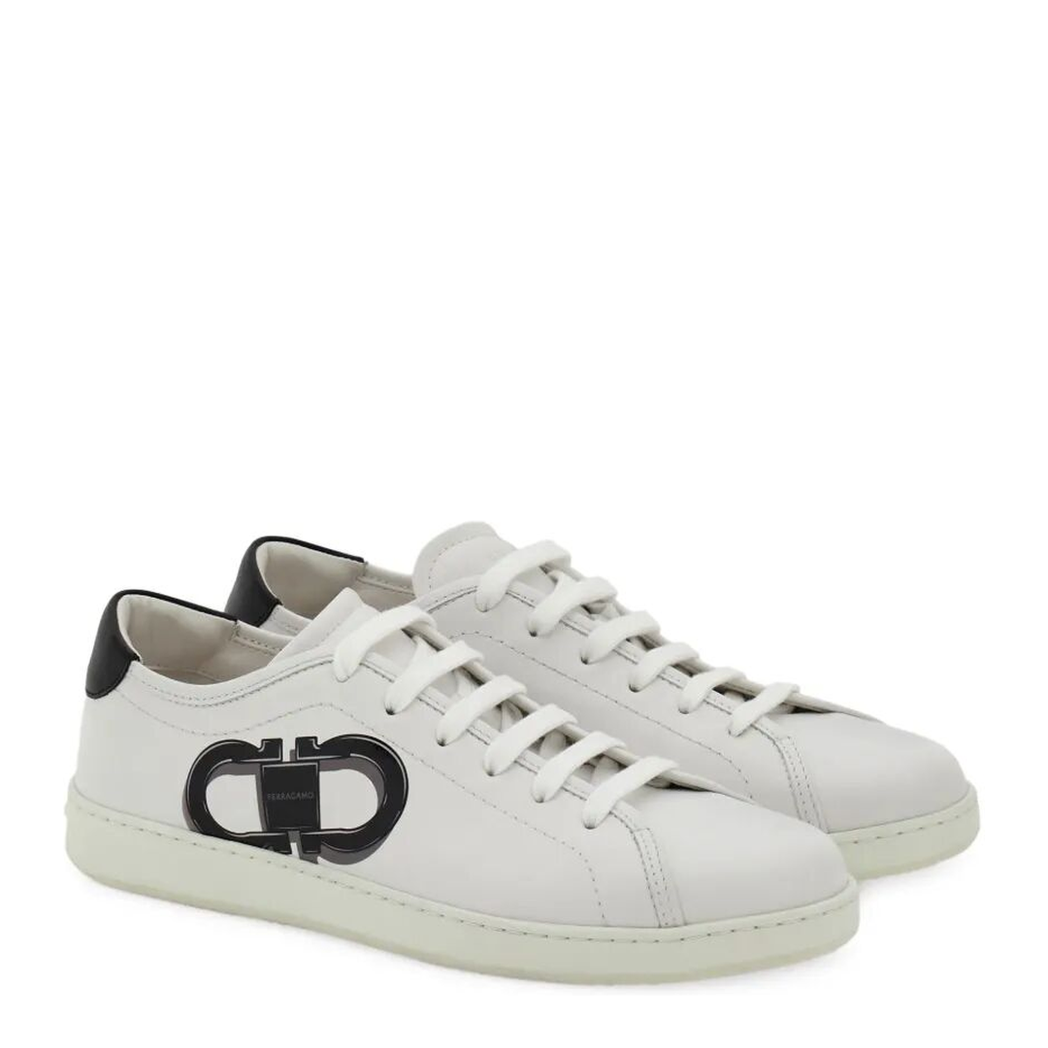 MAYFEYR - Ferragamo - Double Gancini Brandy1 Sneakers - 0298350780991