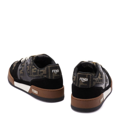 Match Sneaker in Black/Tabacco FF Jacquard