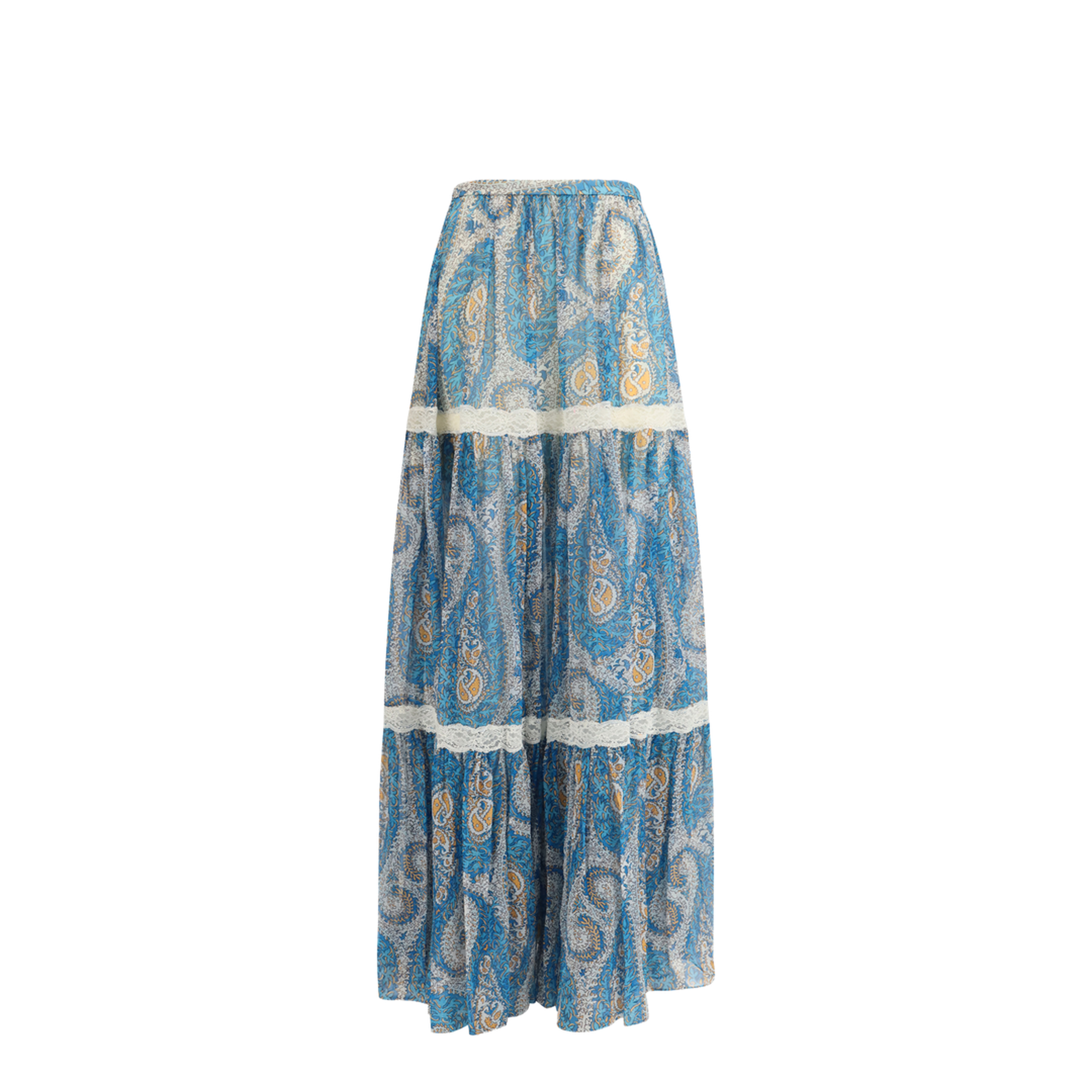 MAYFEYR - Etro - Silk Crepon Maxi Skirt - WRFA018399SA1O1