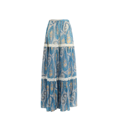 MAYFEYR - Etro - Silk Crepon Maxi Skirt - WRFA018399SA1O1