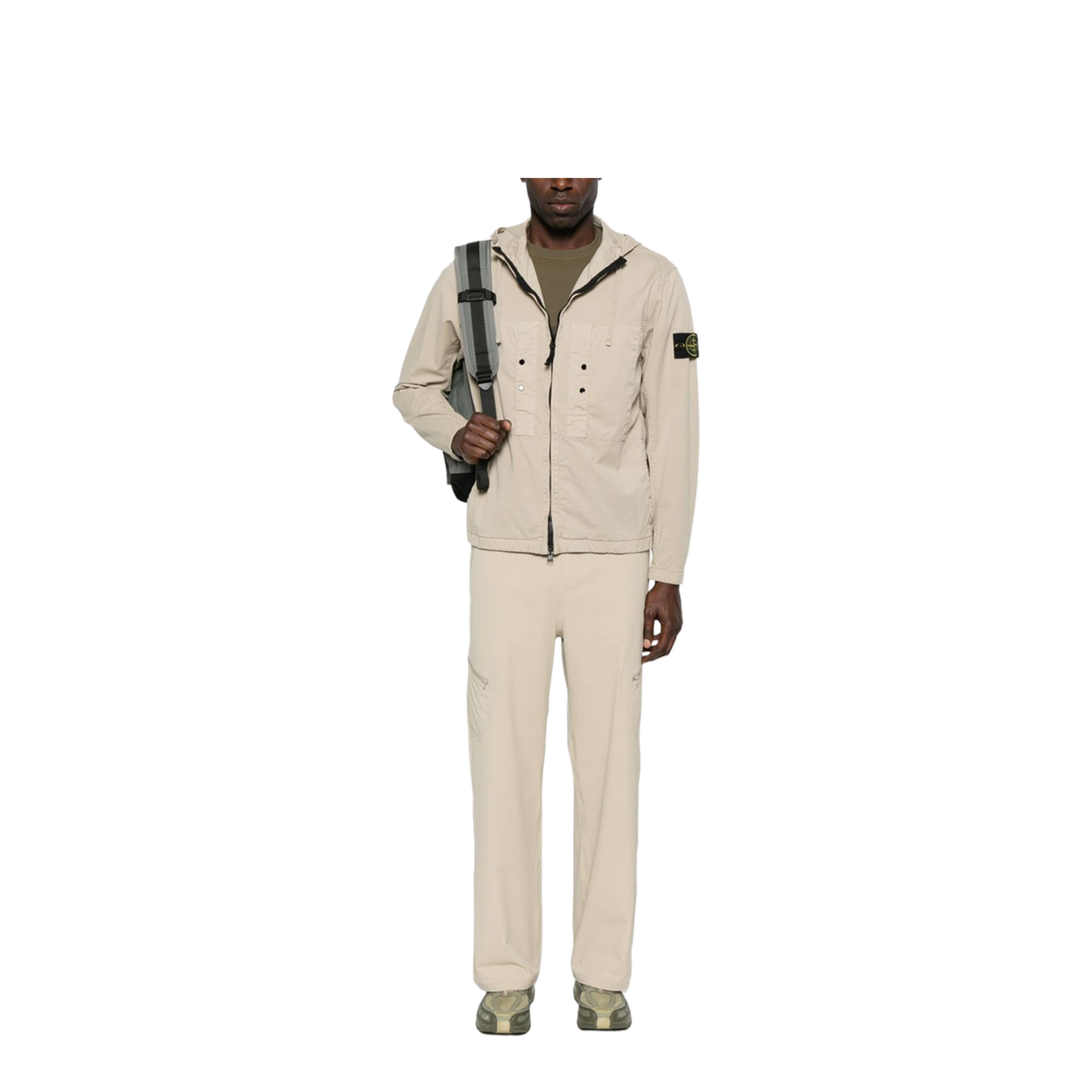 Hooded Jacket made from Stretch Supima Cotton Twill