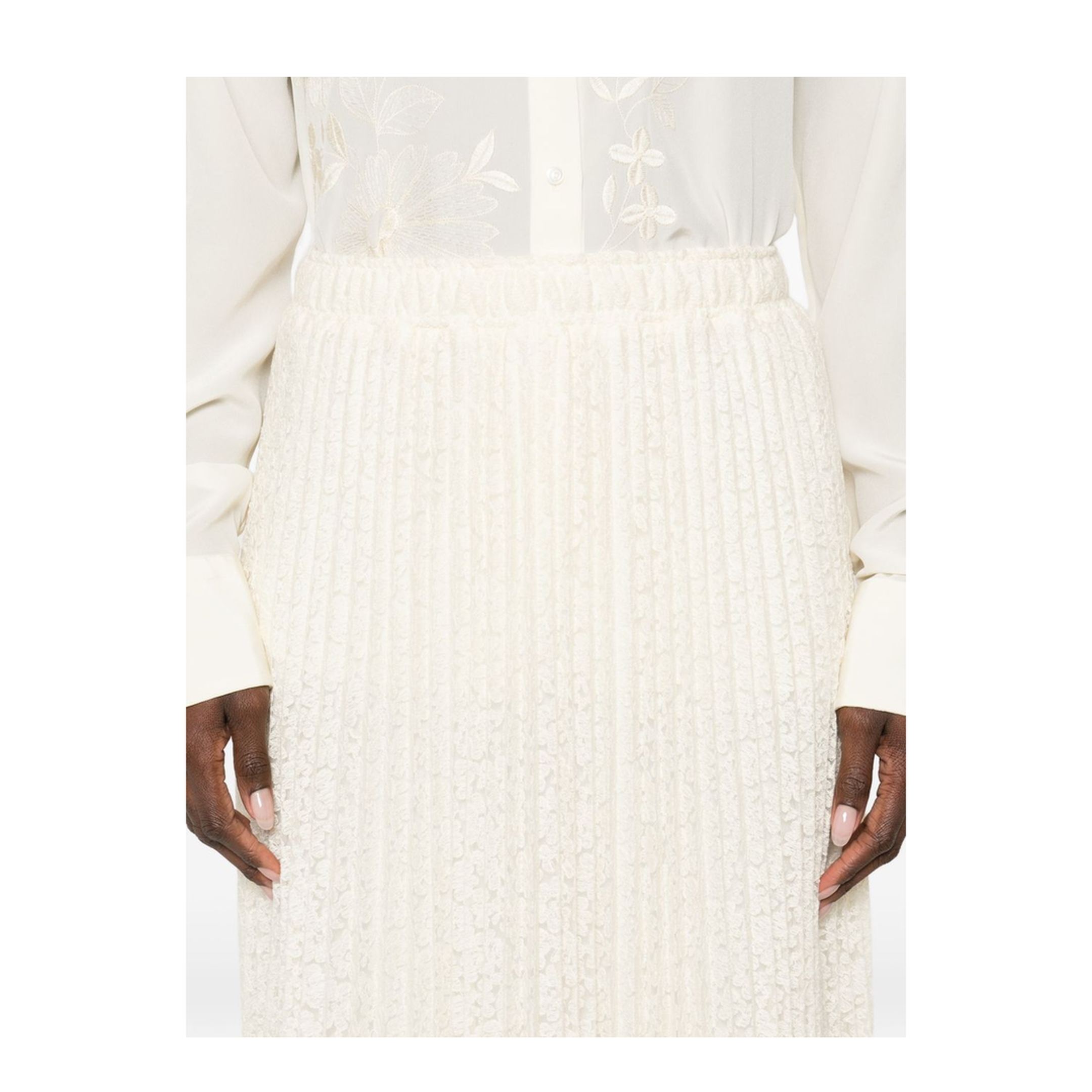 MAYFEYR - Ermanno Scervino - Skirts White - D482O374EWF20304