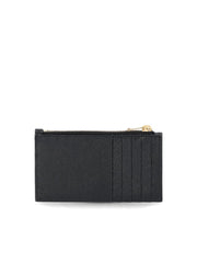 Cassandre Zipped Cardholder, Gold Hardware