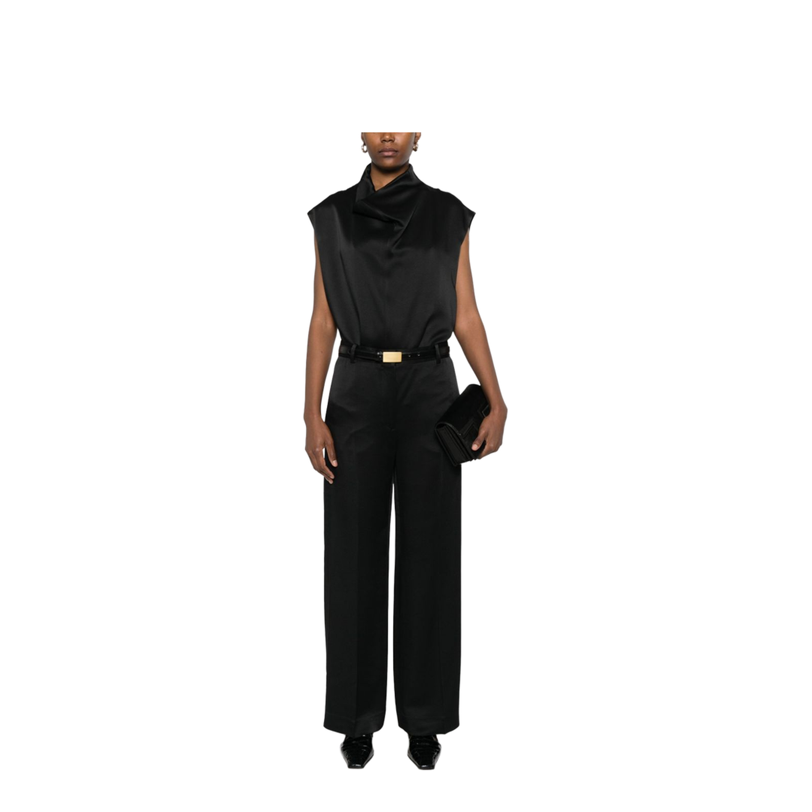 Cuff-slit Trousers