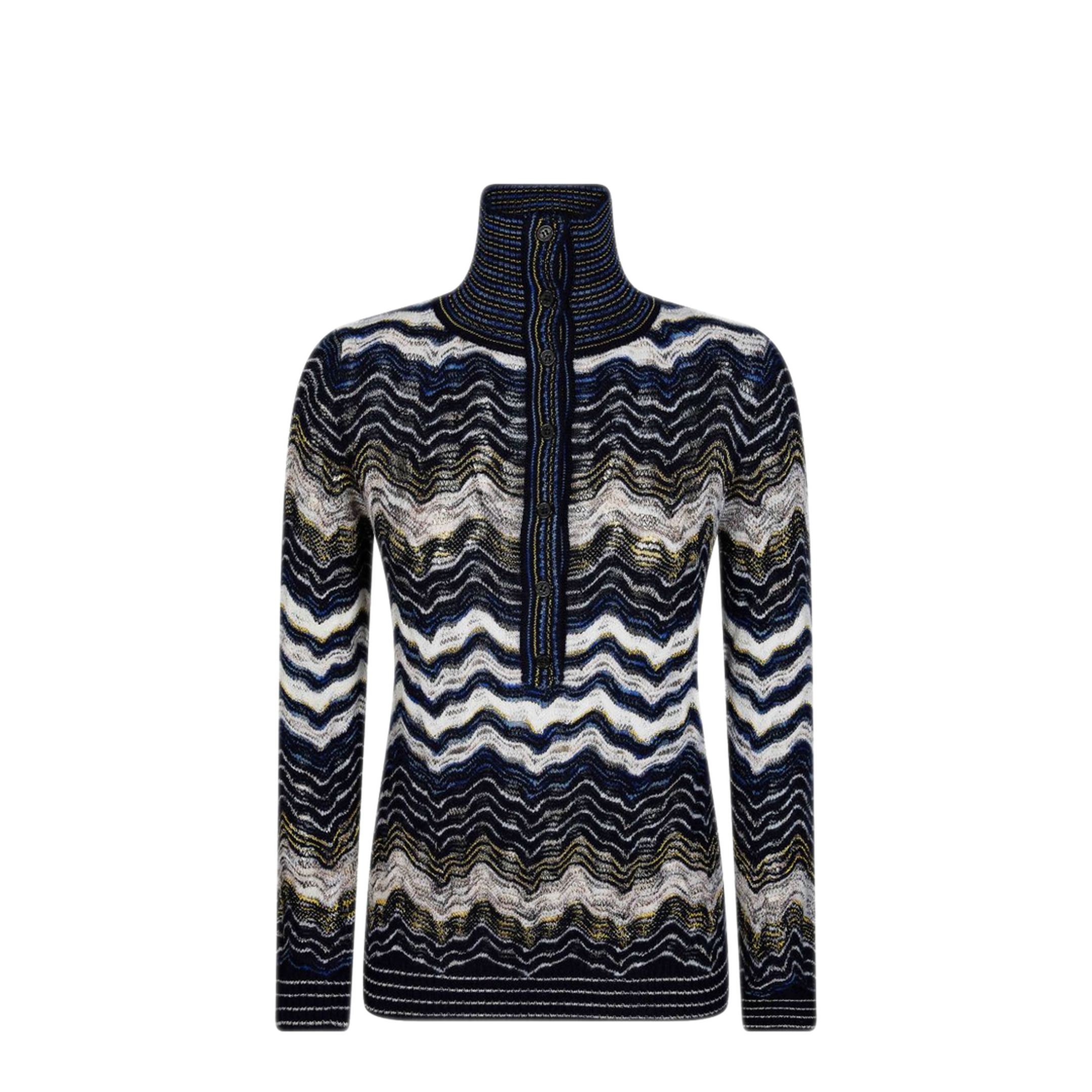 MAYFEYR - Missoni - T-Shirts And Polos Navy - DS26WN0CBK01KLS72RK