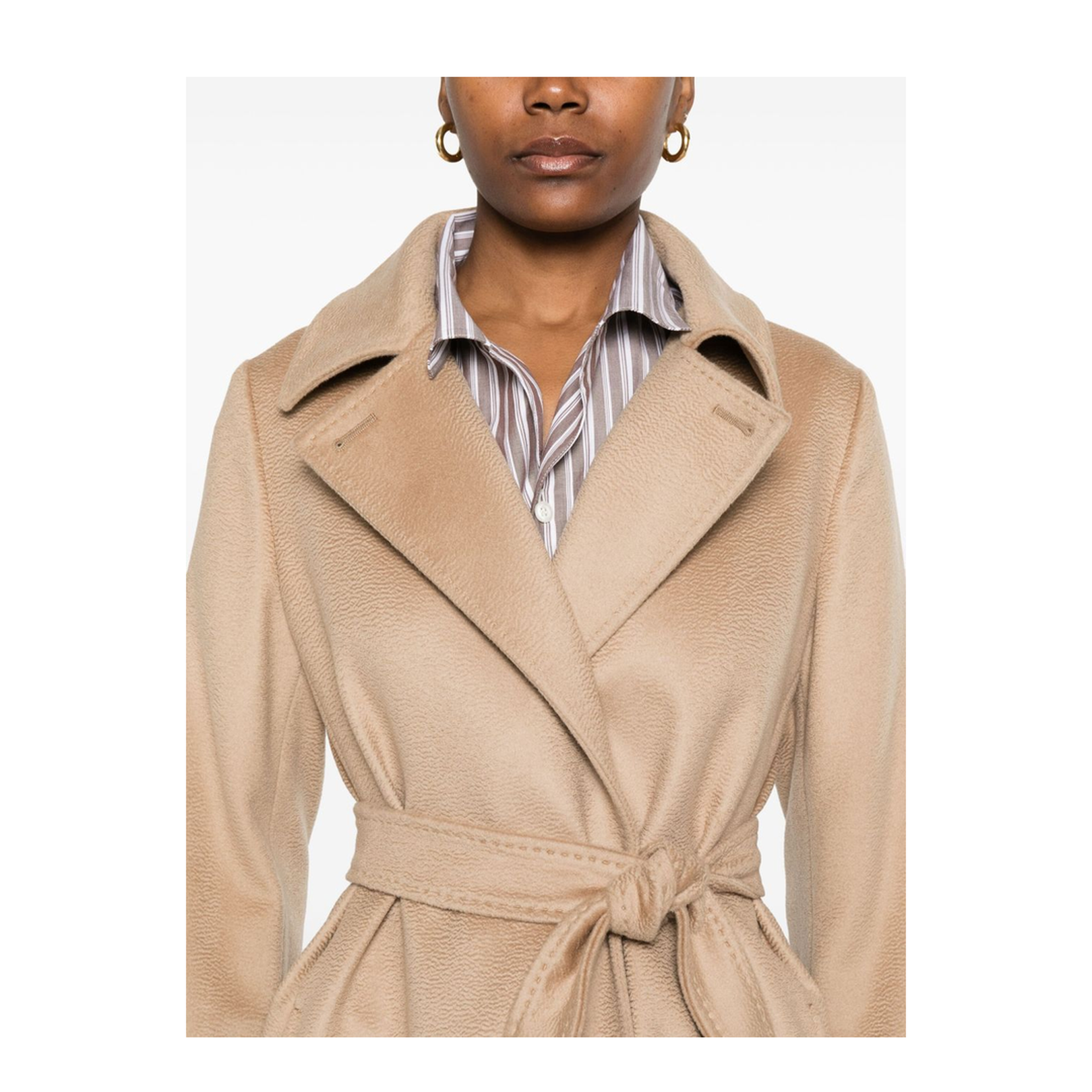 Wool Coat In Multi