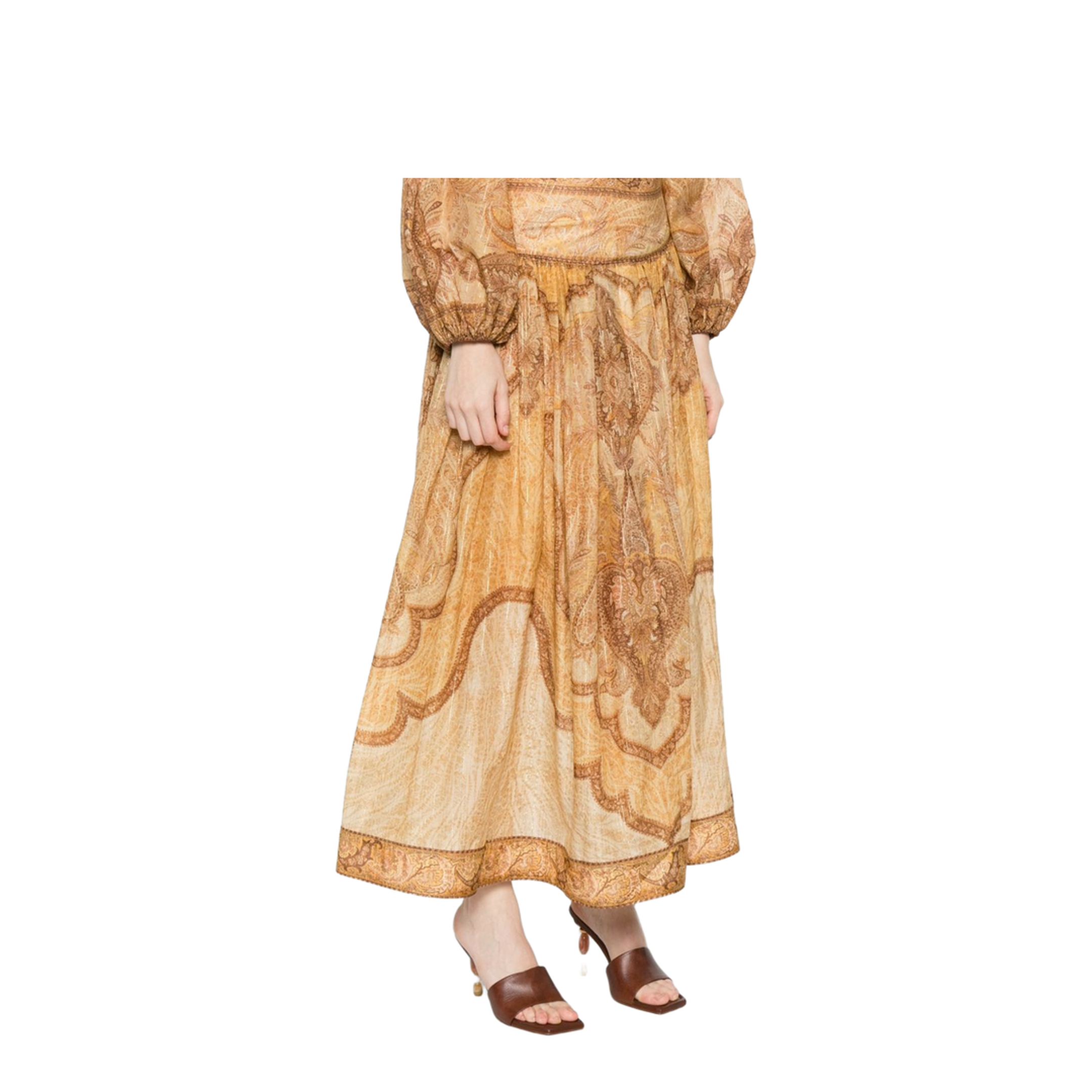 Women Skirt Mustard