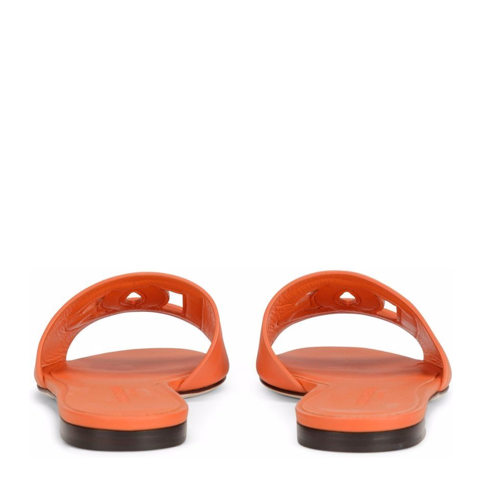 Calfskin Sliders with Logo