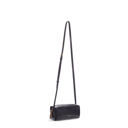 Kye Mini Calf Leather Crossbody - Black