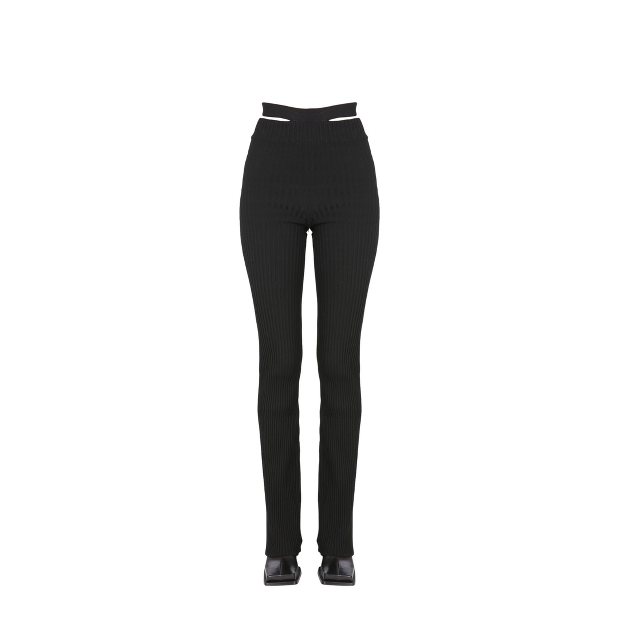MAYFEYR - Andreādamo - Ribbed Trousers With Cut Out Belt - ADFW21PA040314730473