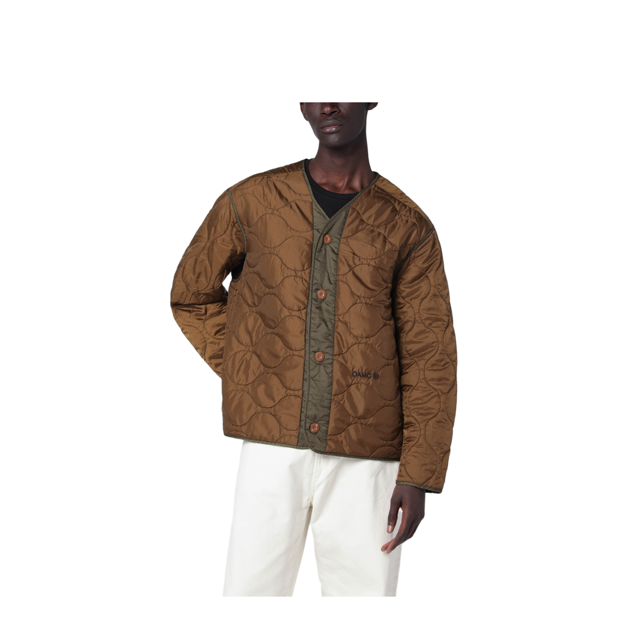 Beige Combat Liner Jacket